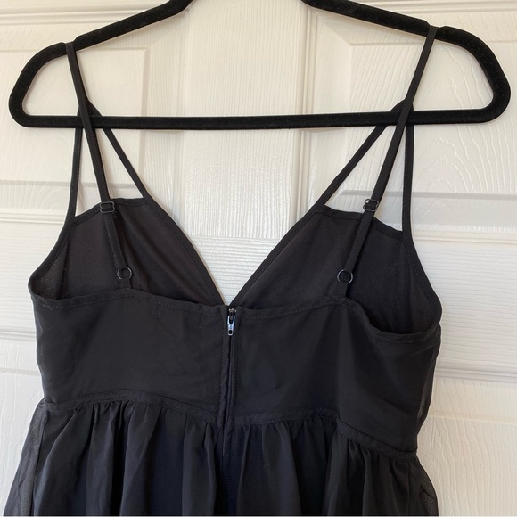 NWOT Wet Seal Sheer Black Midi Dress - Picture 15 of 16